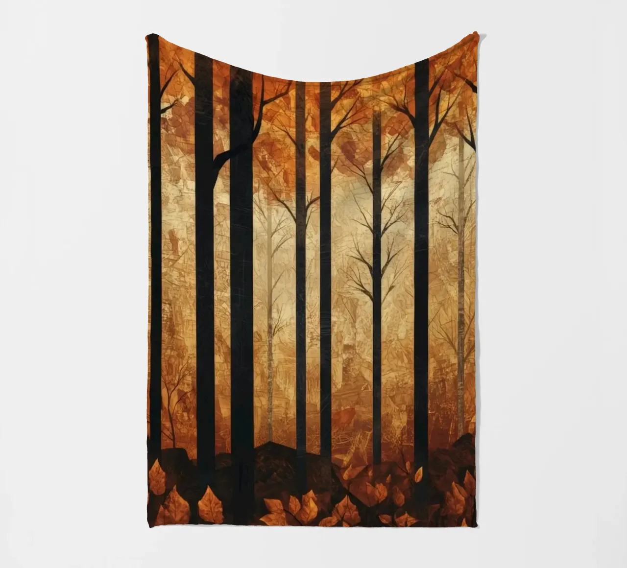 Trees coperta in pile da Art Unleashed