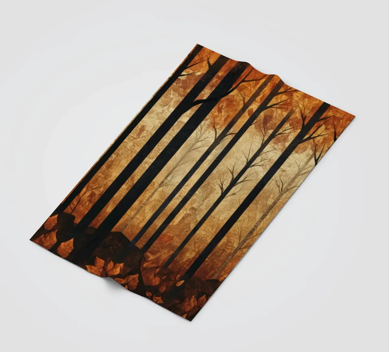 Trees coperta in pile da Art Unleashed