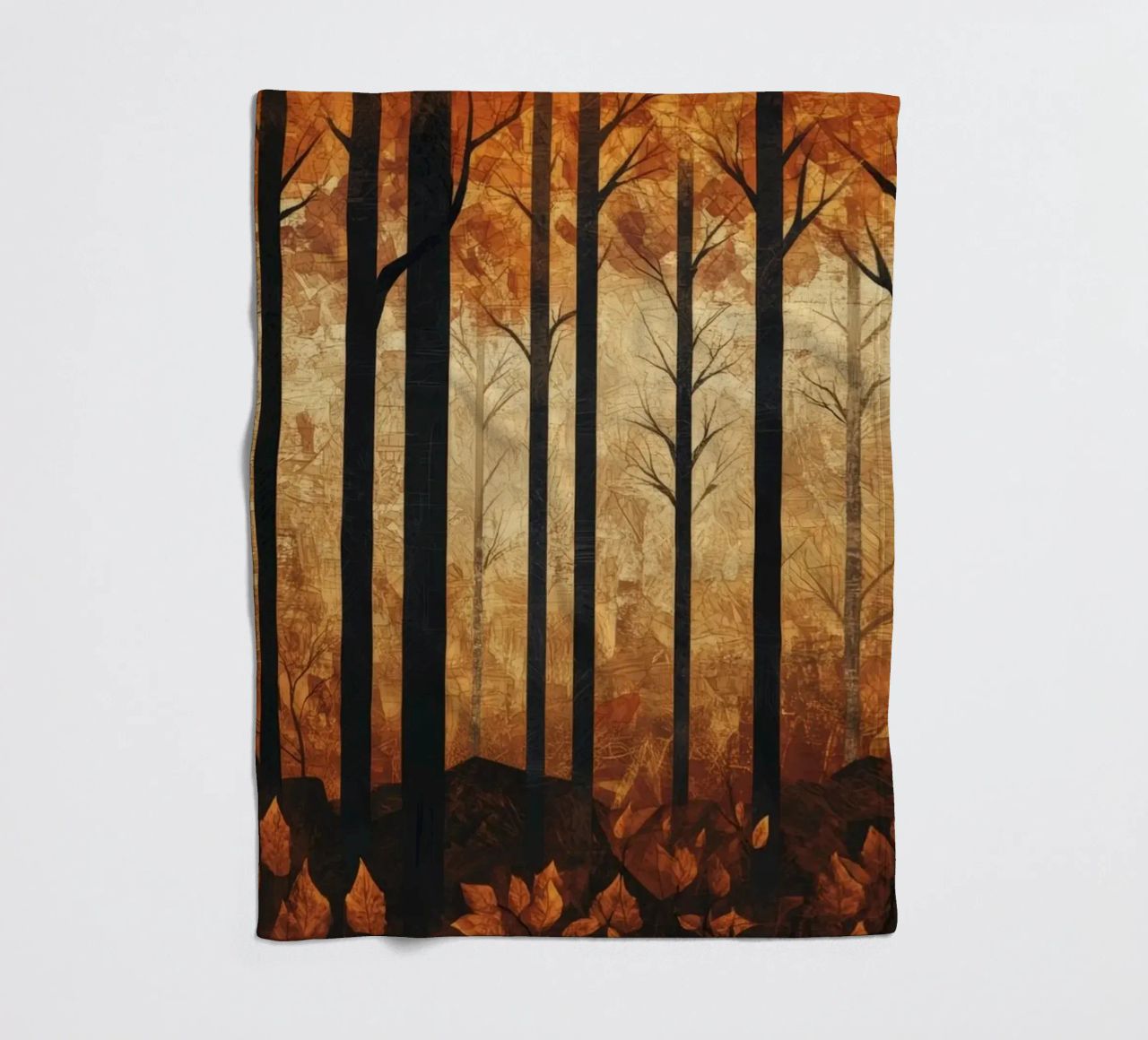 Trees coperta in pile da Art Unleashed