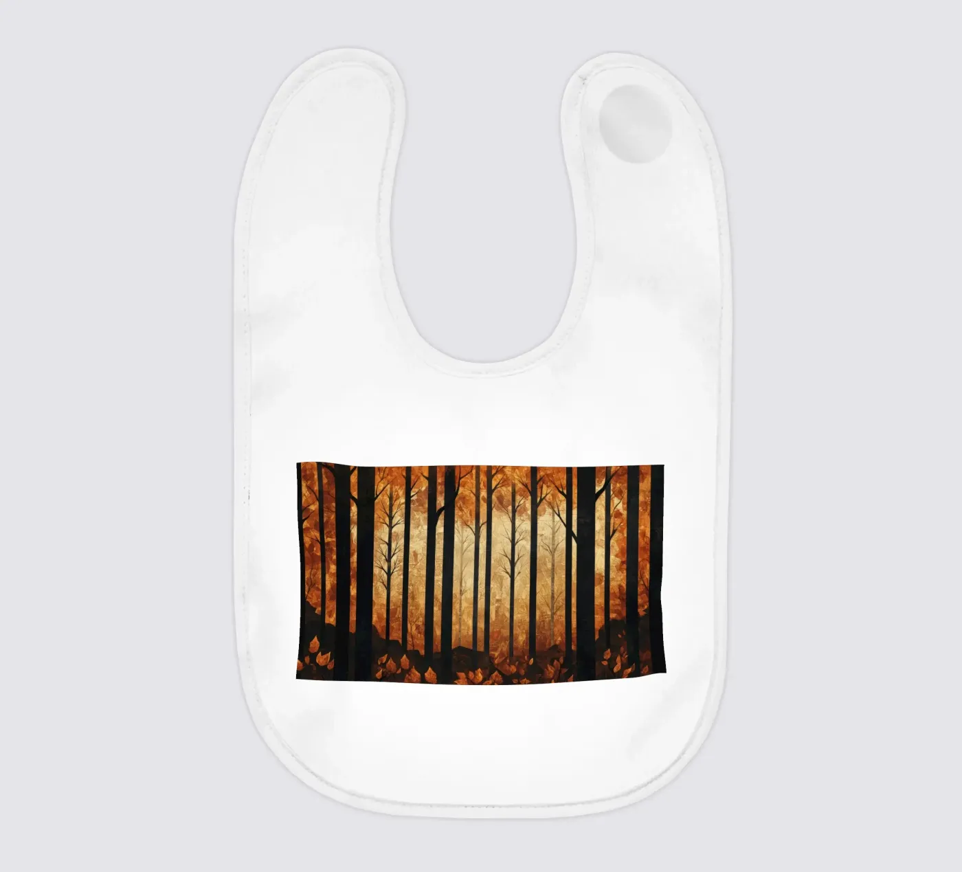 Trees baby bib by Art Unleashed