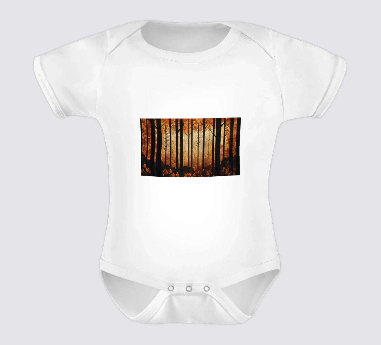 Trees body neonato maniche corte da Art Unleashed