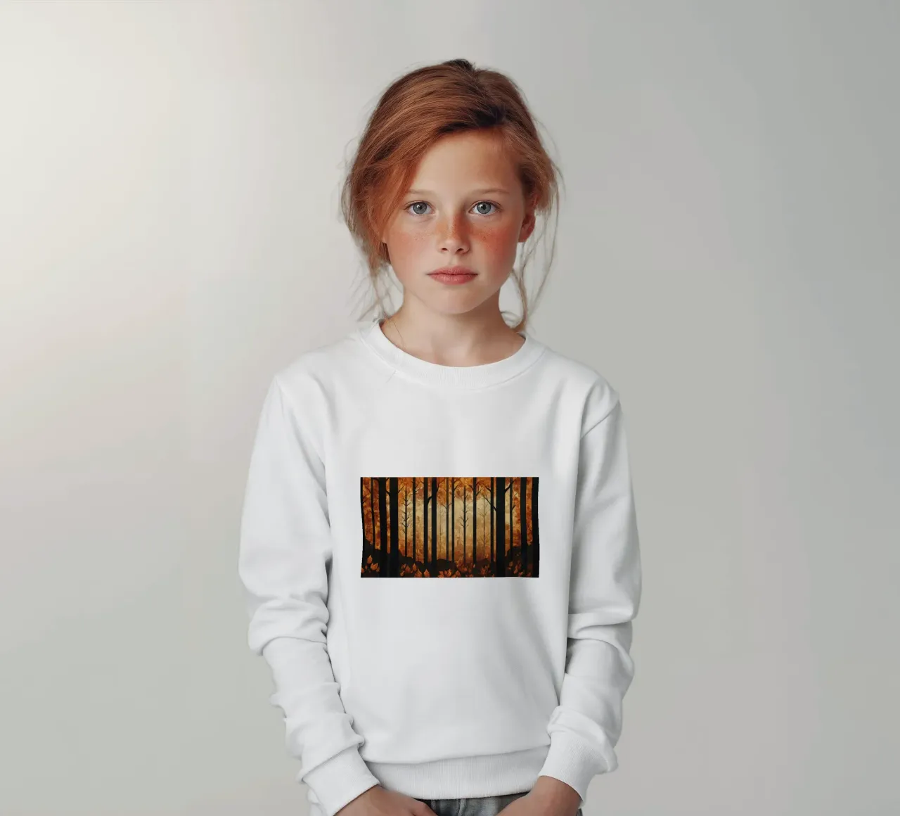 Trees sudadera para niño de Art Unleashed