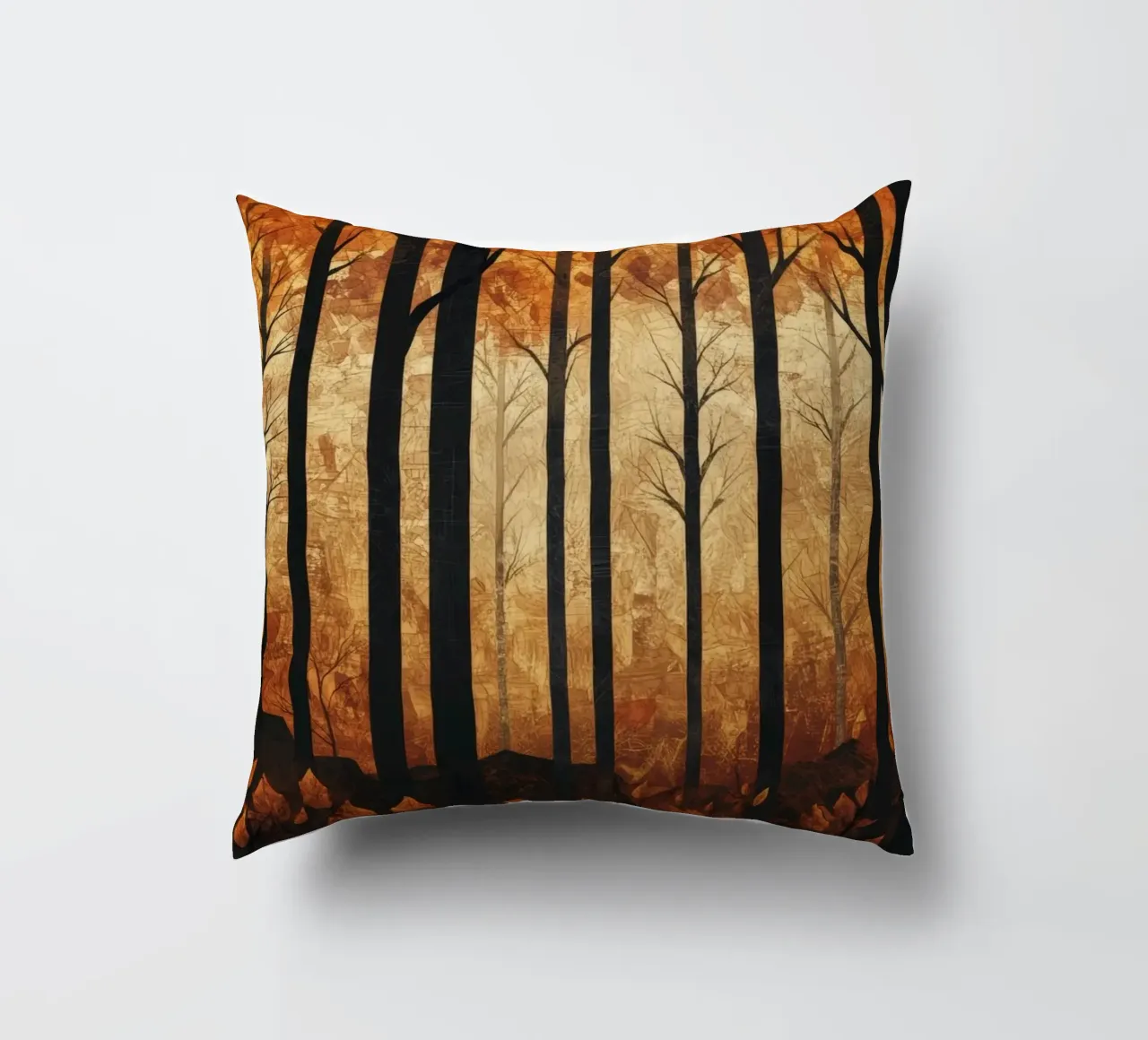 Trees Kissen von Art Unleashed