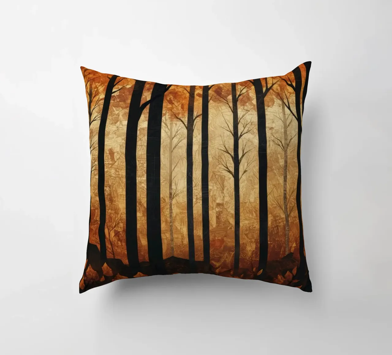 Trees Kissen von Art Unleashed