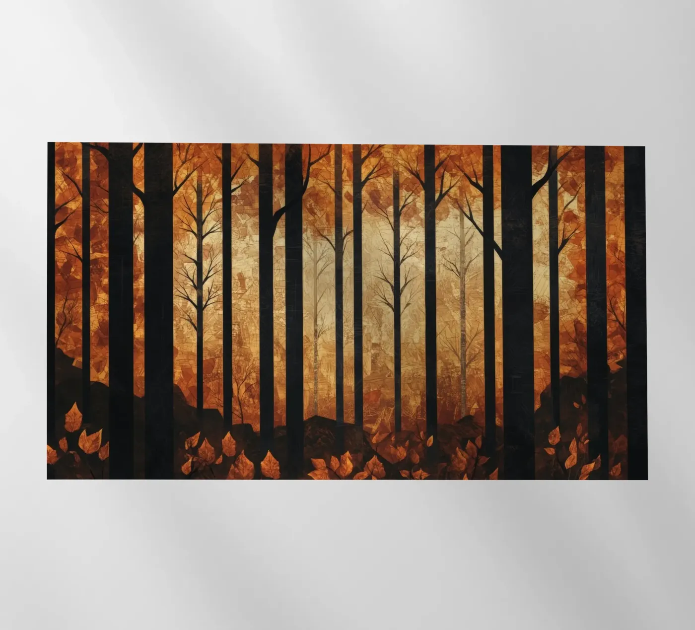 Trees backlit folie van Art Unleashed