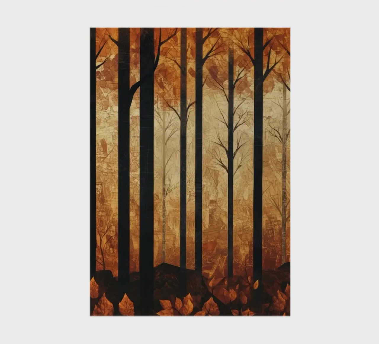 Trees Notizbuch von Art Unleashed