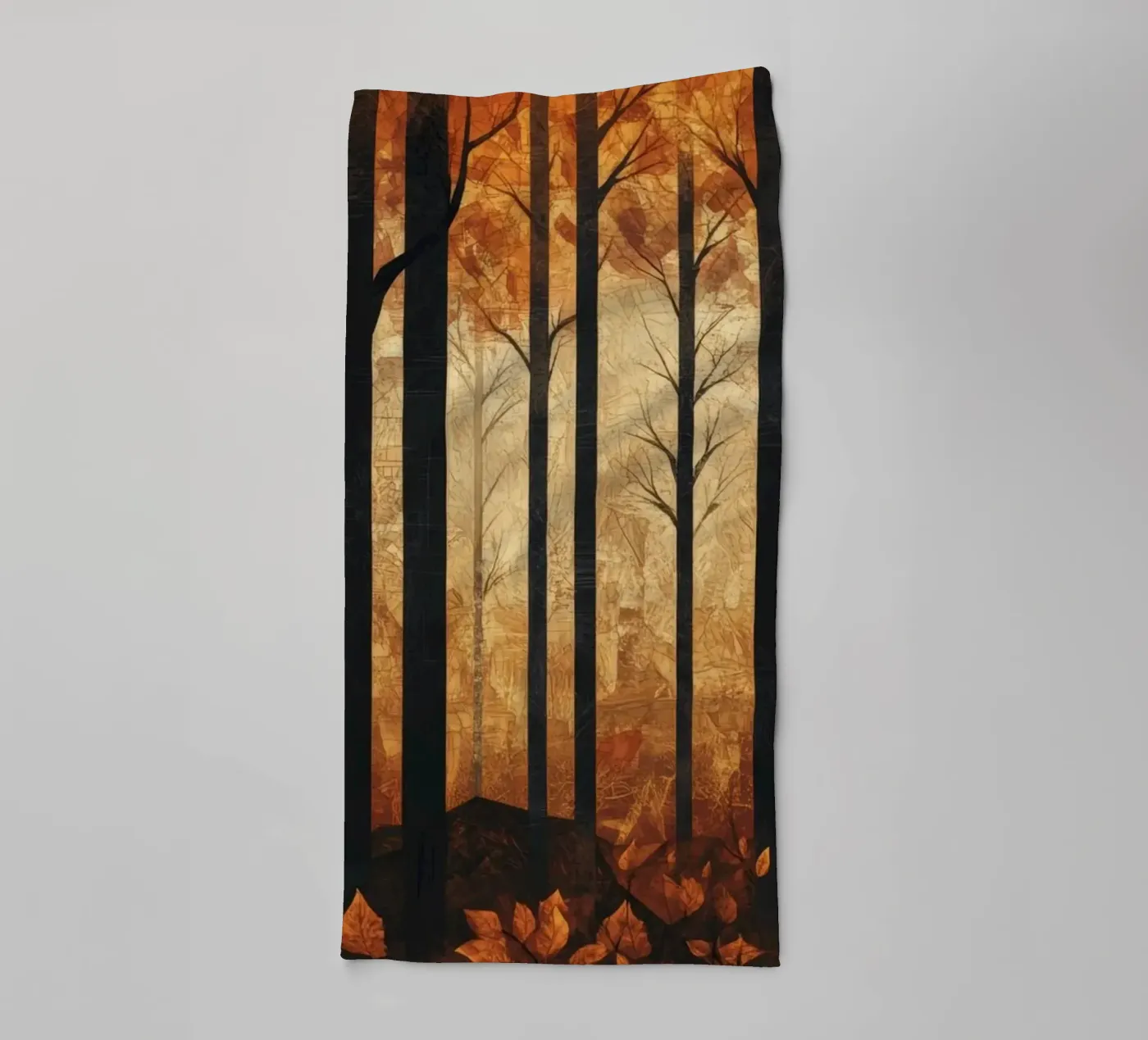Trees towel by Art Unleashed