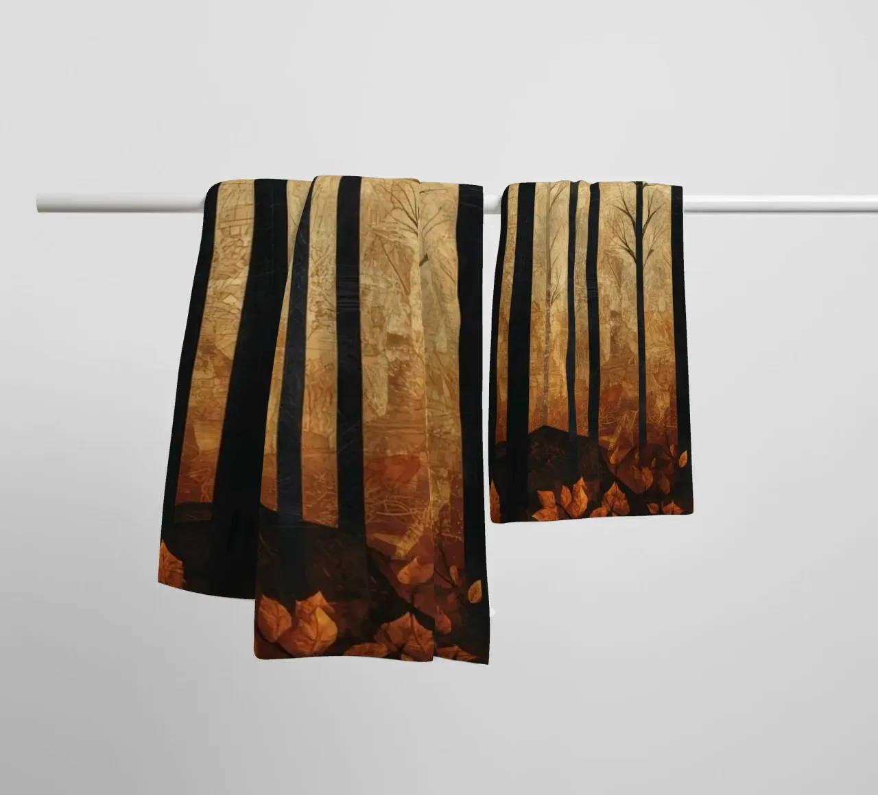 Trees asciugamano da bagno da Art Unleashed