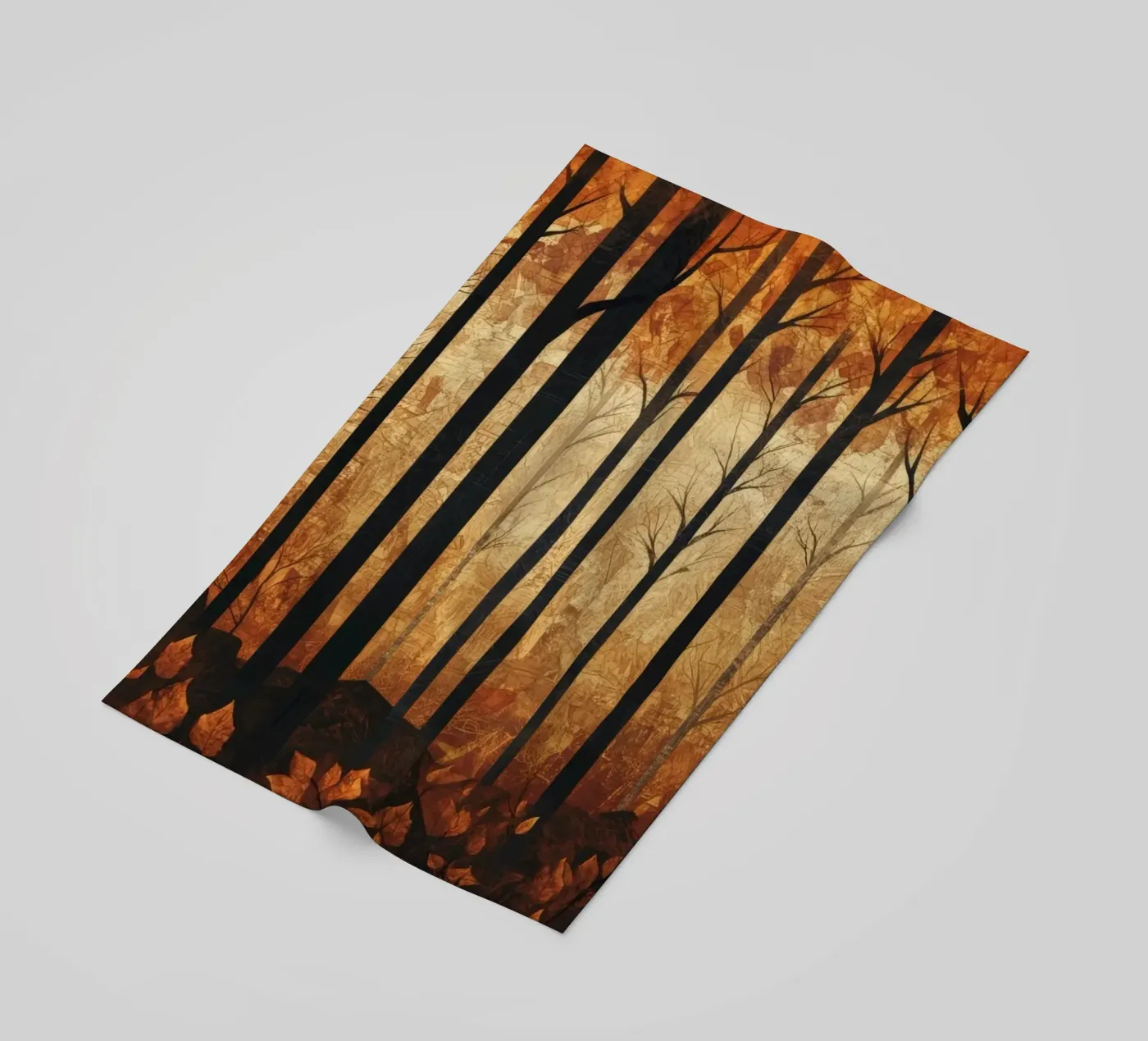 Trees Strandtuch von Art Unleashed