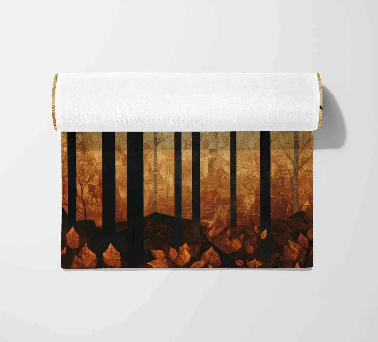 Trees beach towel by Art Unleashed
