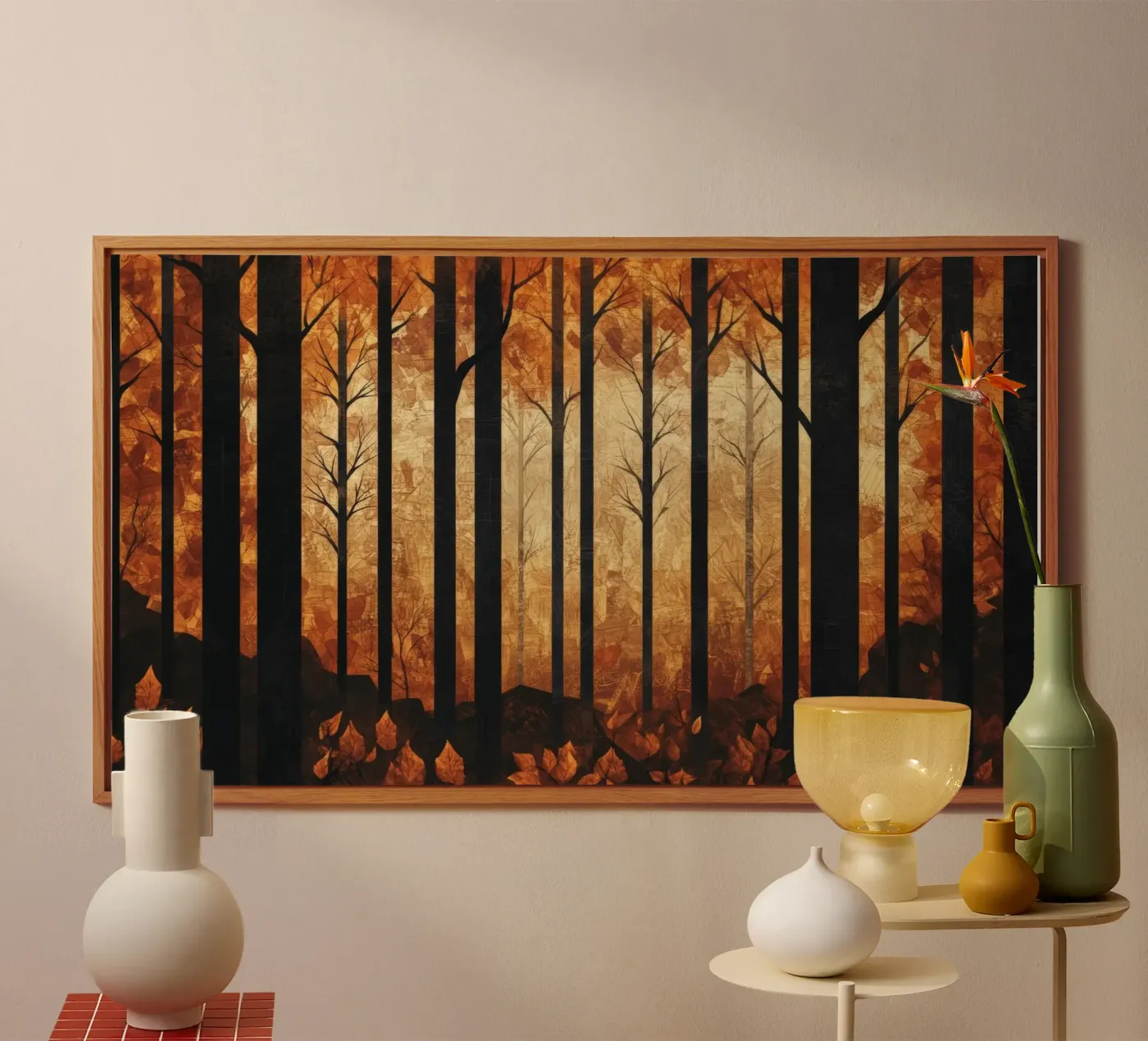 Trees forex plate by Art Unleashed