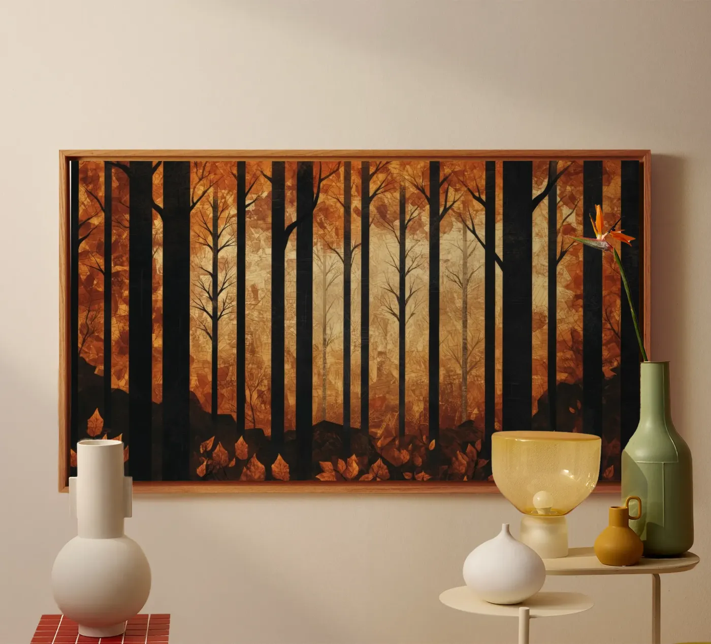 Trees canvas van Art Unleashed