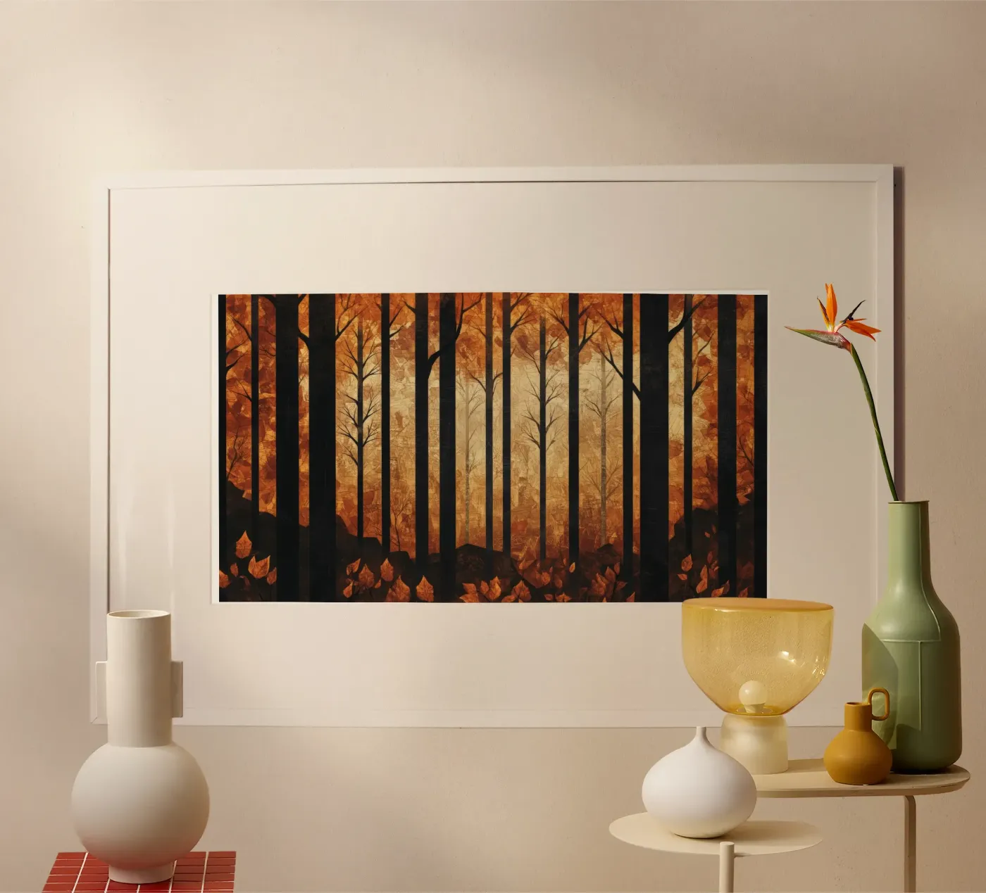 Trees Poster von Art Unleashed