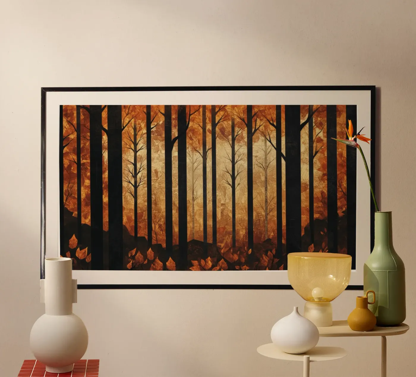 Trees Poster von Art Unleashed
