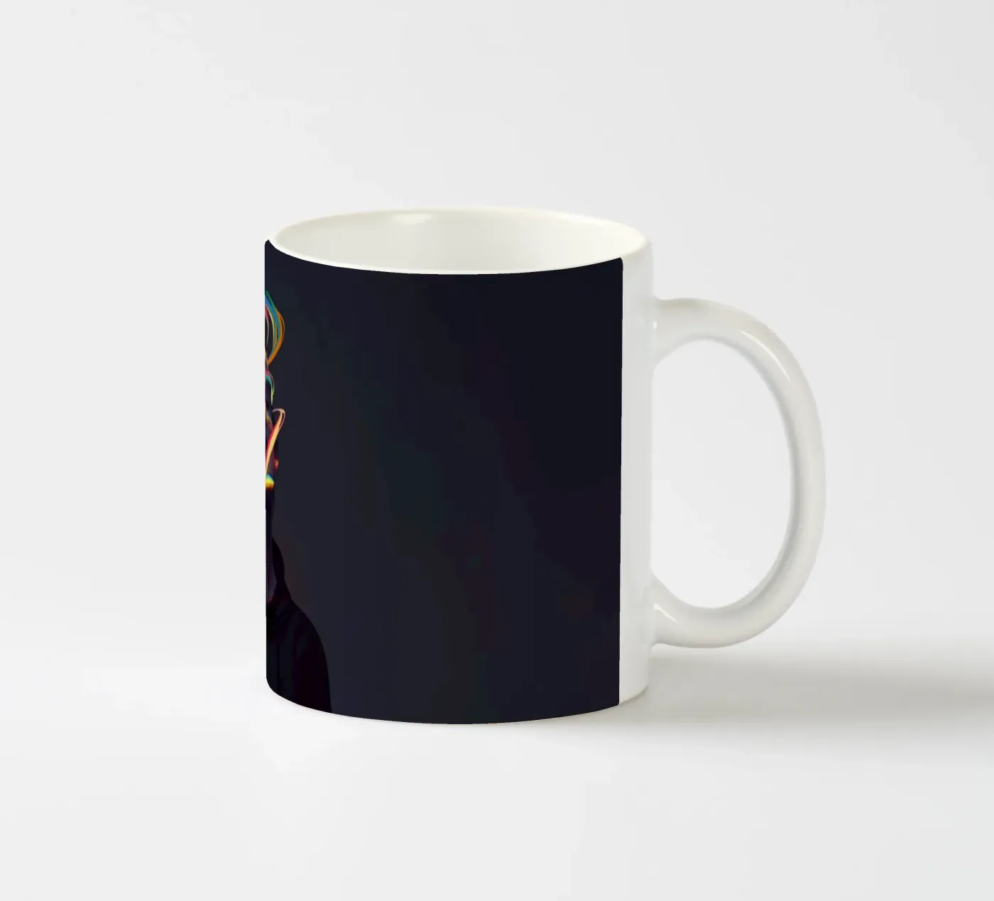 Spin ceramic mug by Art Unleashed