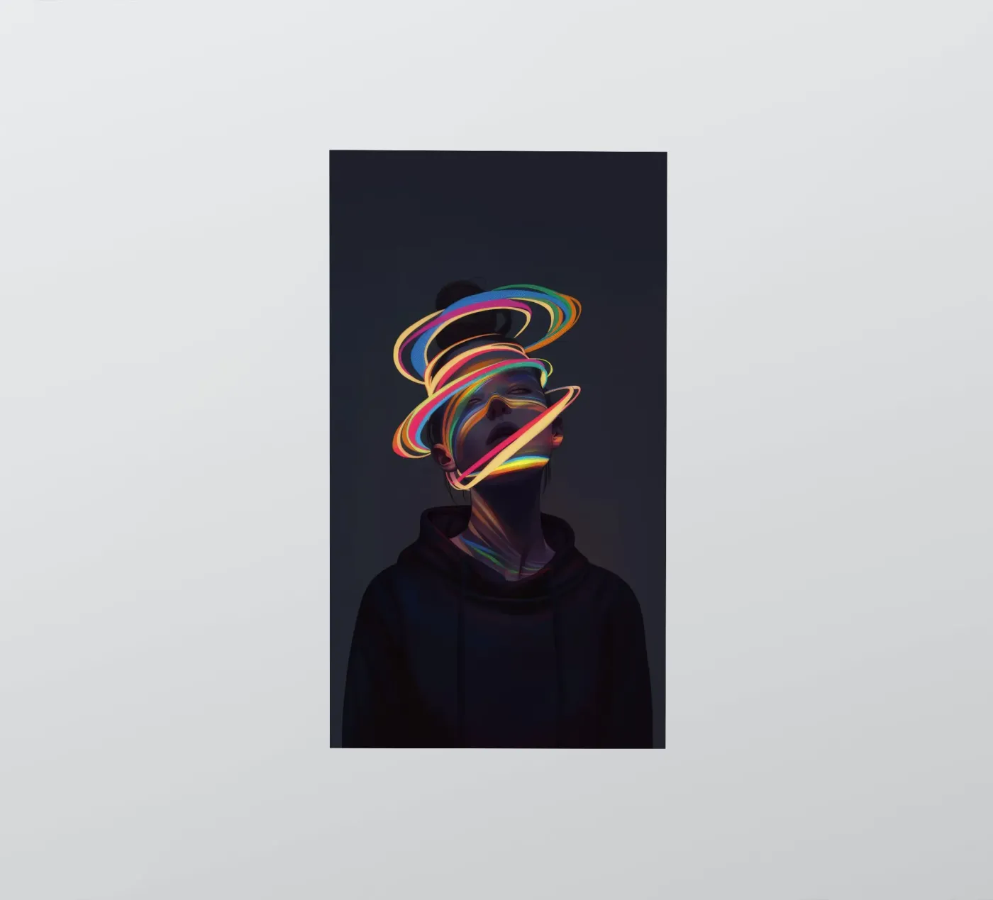 Spin sticker by Art Unleashed