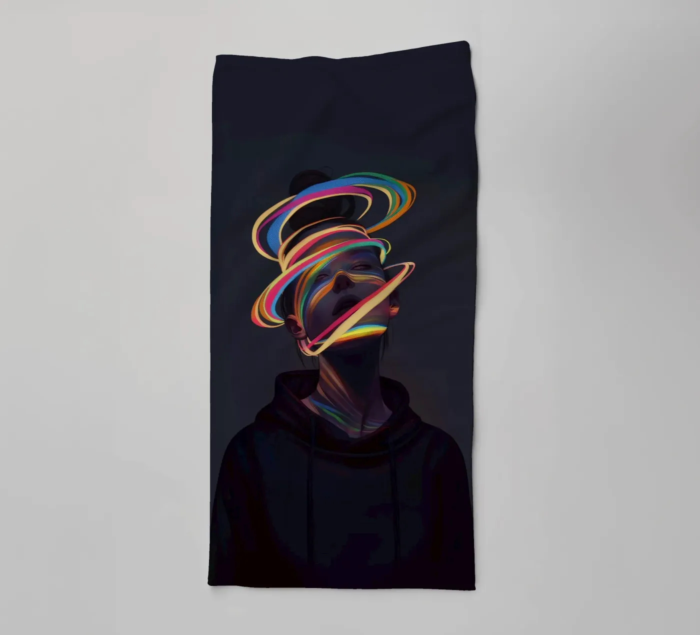 Spin badhanddoek van Art Unleashed