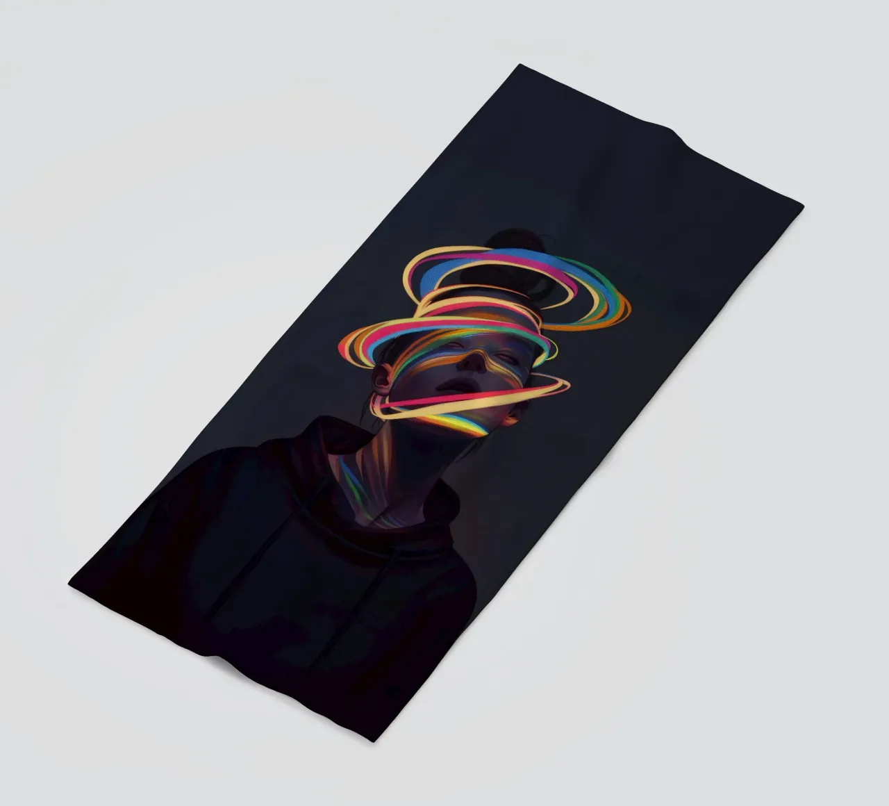 Spin beach towel by Art Unleashed