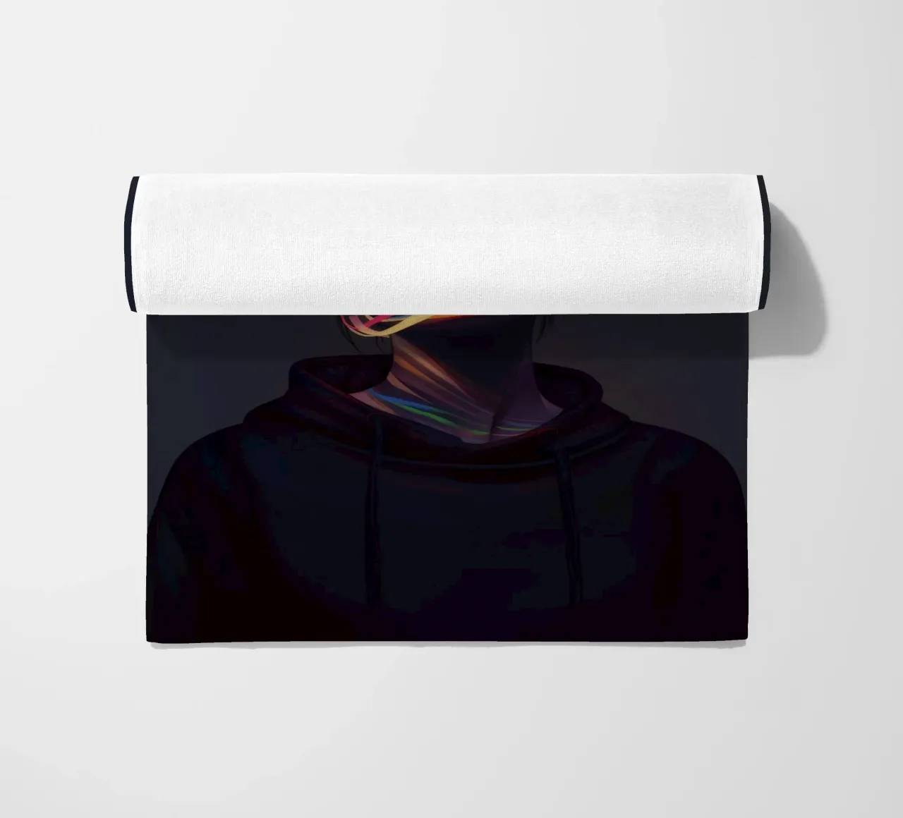 Spin beach towel by Art Unleashed