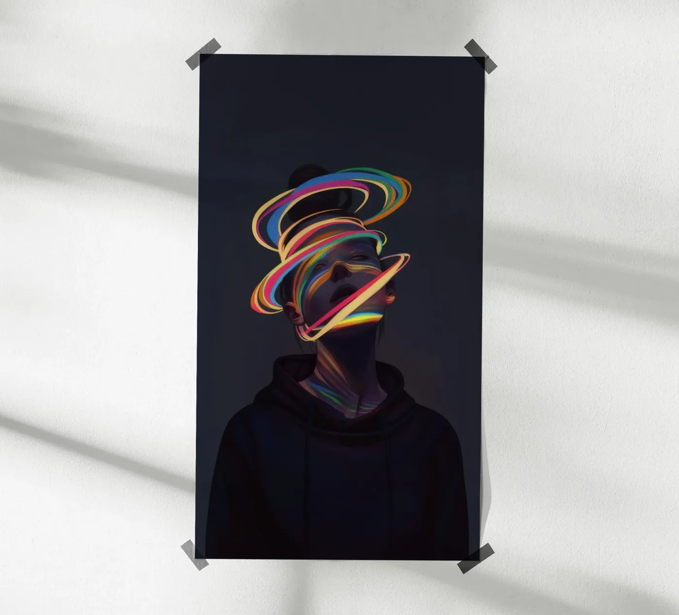 Spin Poster von Art Unleashed