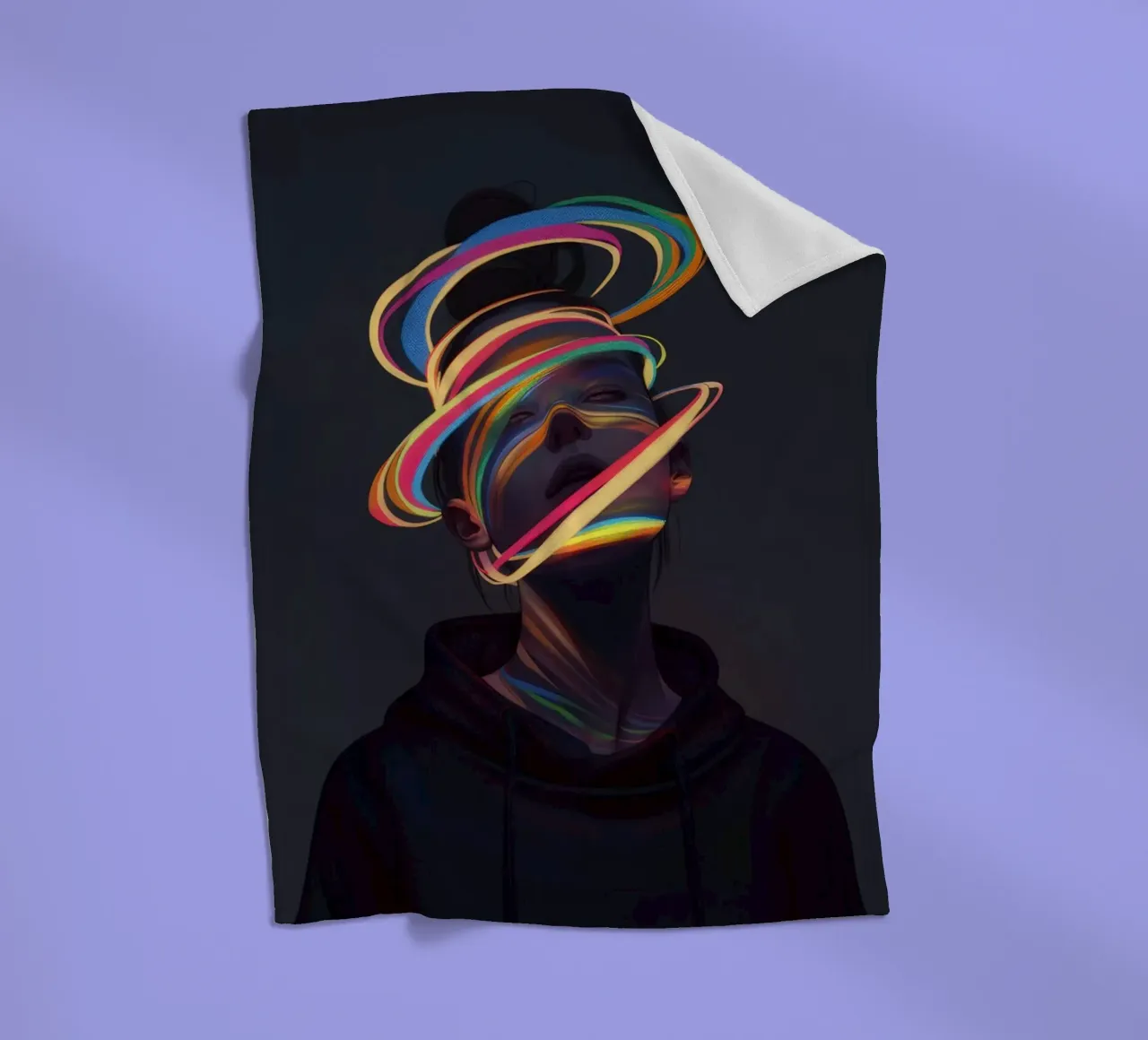 Spin Fleecedecke von Art Unleashed