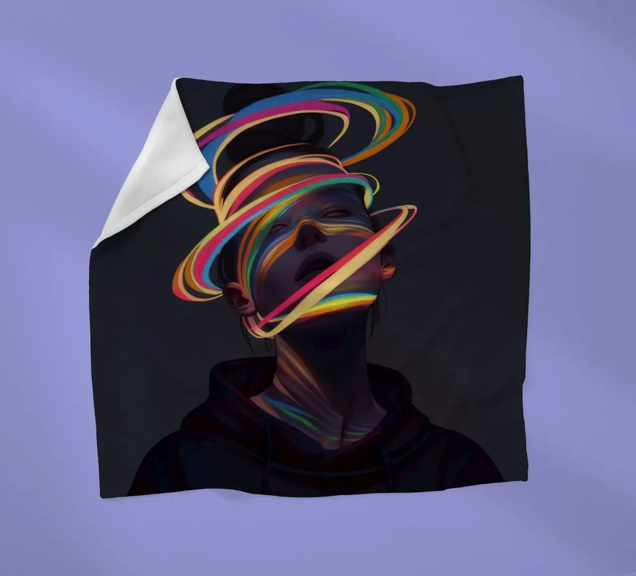 Spin Fleecedecke von Art Unleashed