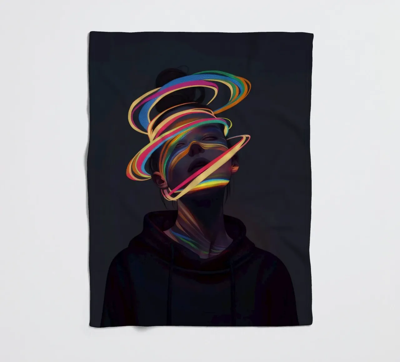 Spin Fleecedecke von Art Unleashed