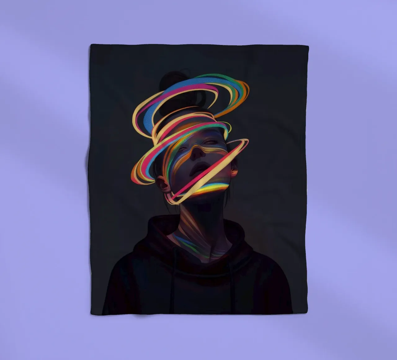 Spin Fleecedecke von Art Unleashed