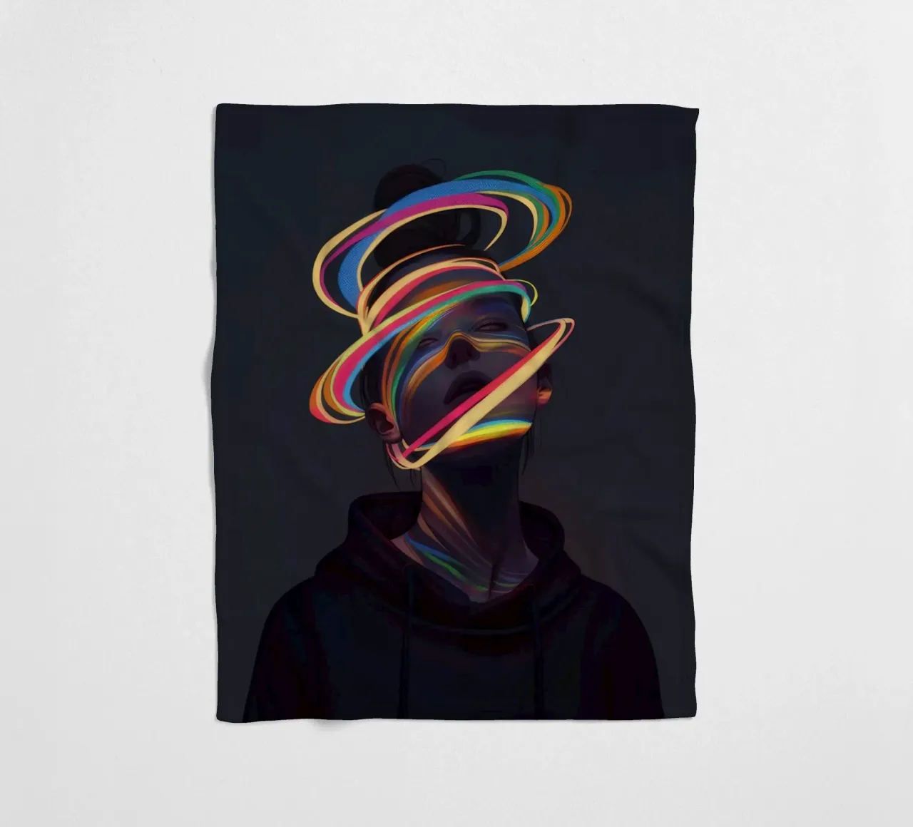 Spin Fleecedecke von Art Unleashed