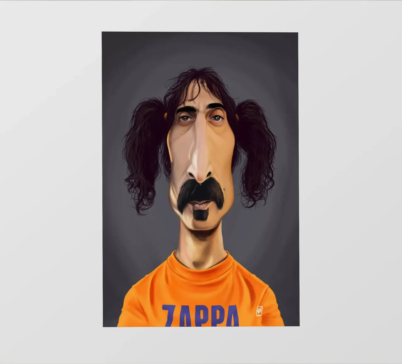 Frank Zappa telo in pvc da Rob Art | Illustration