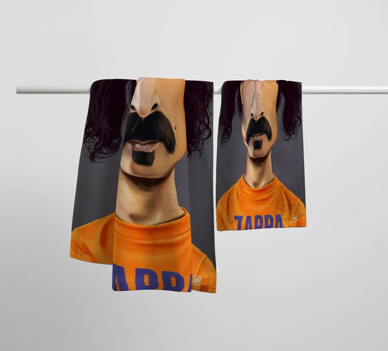 Frank Zappa asciugamano da bagno da Rob Art | Illustration