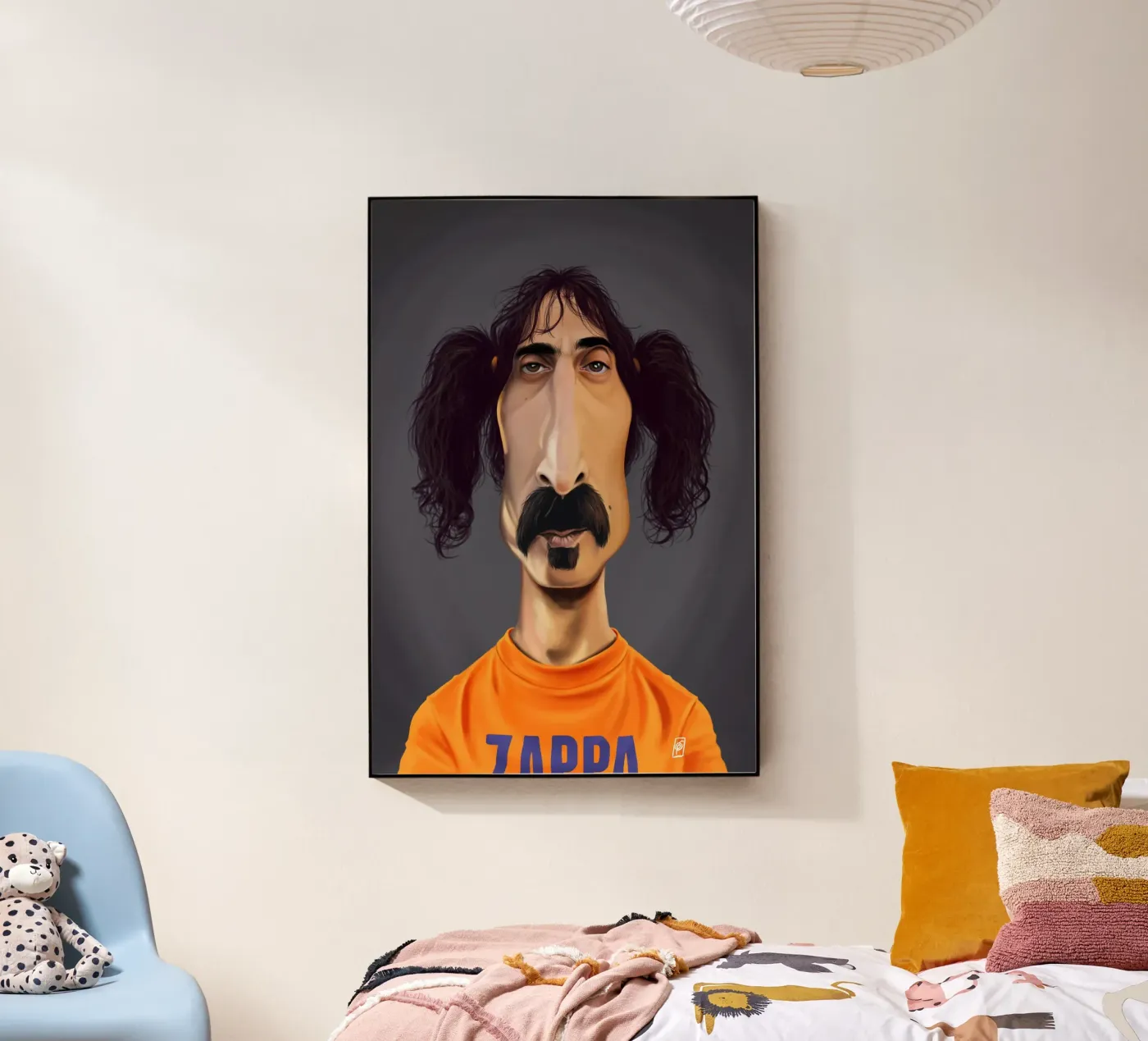 Frank Zappa plexiglass da Rob Art | Illustration