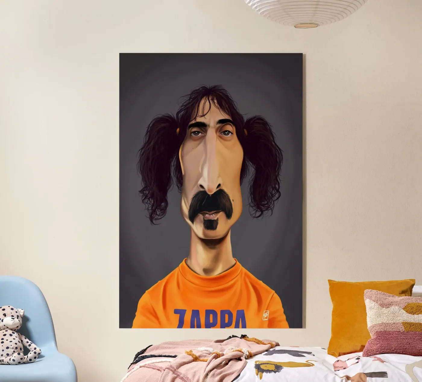 Frank Zappa plexiglass da Rob Art | Illustration