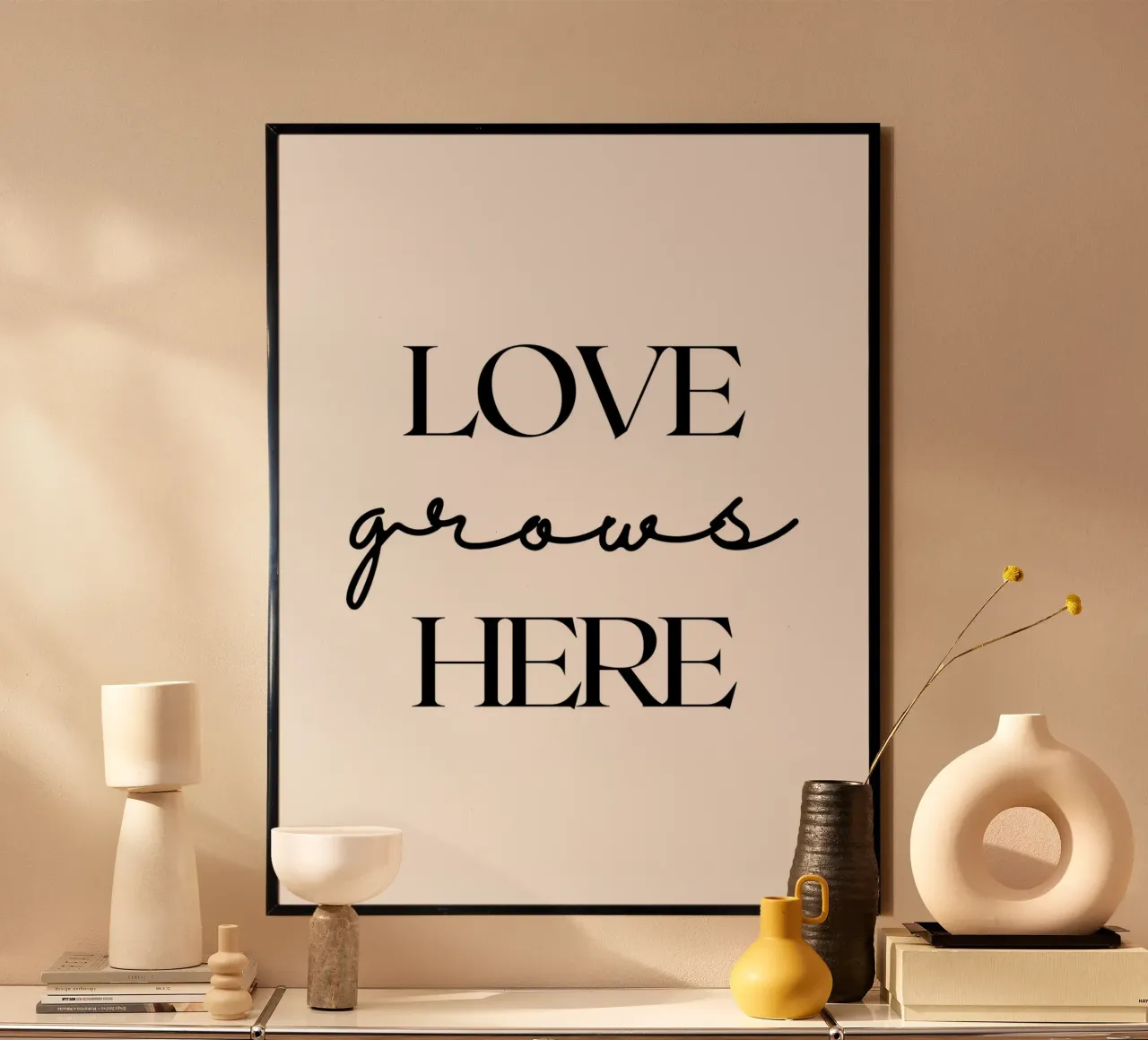 L'AMORE cresce QUI carta hahnemühle da ArtDesign by KBK