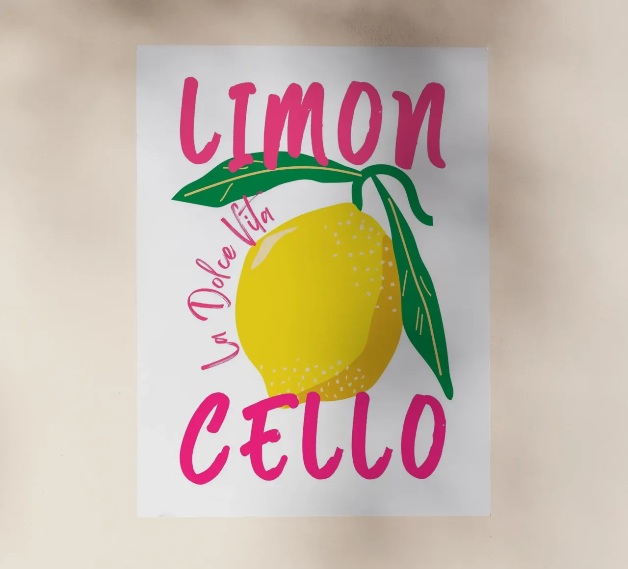 Limoncello - La Dolce Vita pellicola backlit da ArtDesign by KBK