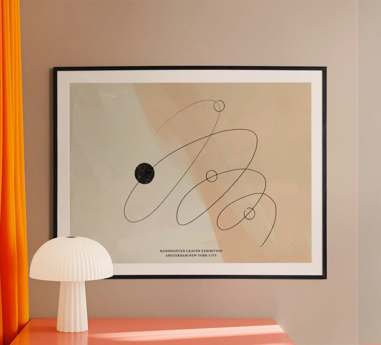 Crayon Exhibition poster de treechild