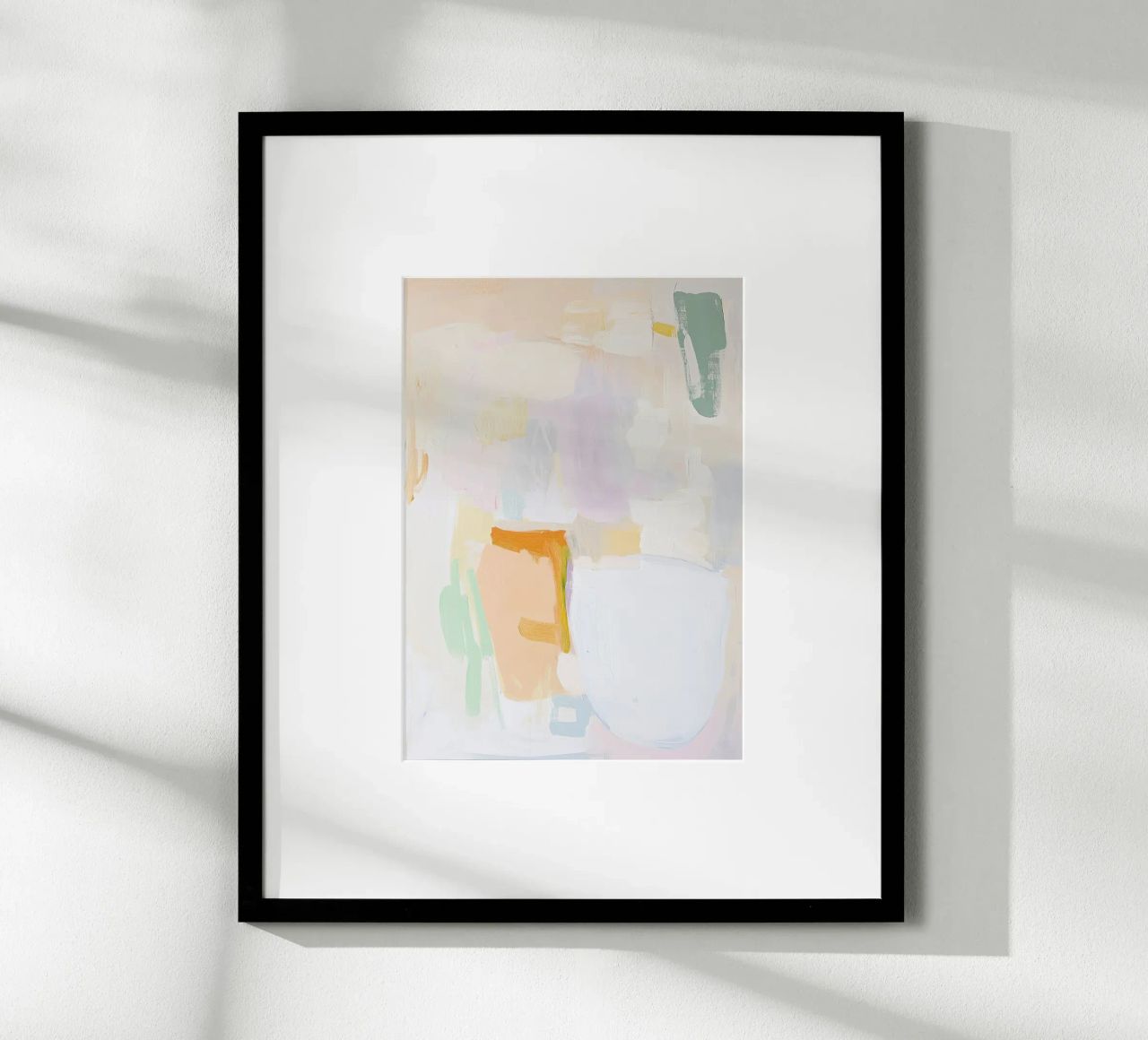 Abstrakt Beige Licht Dekor Beige Formen Poster von Euphoria Theresa