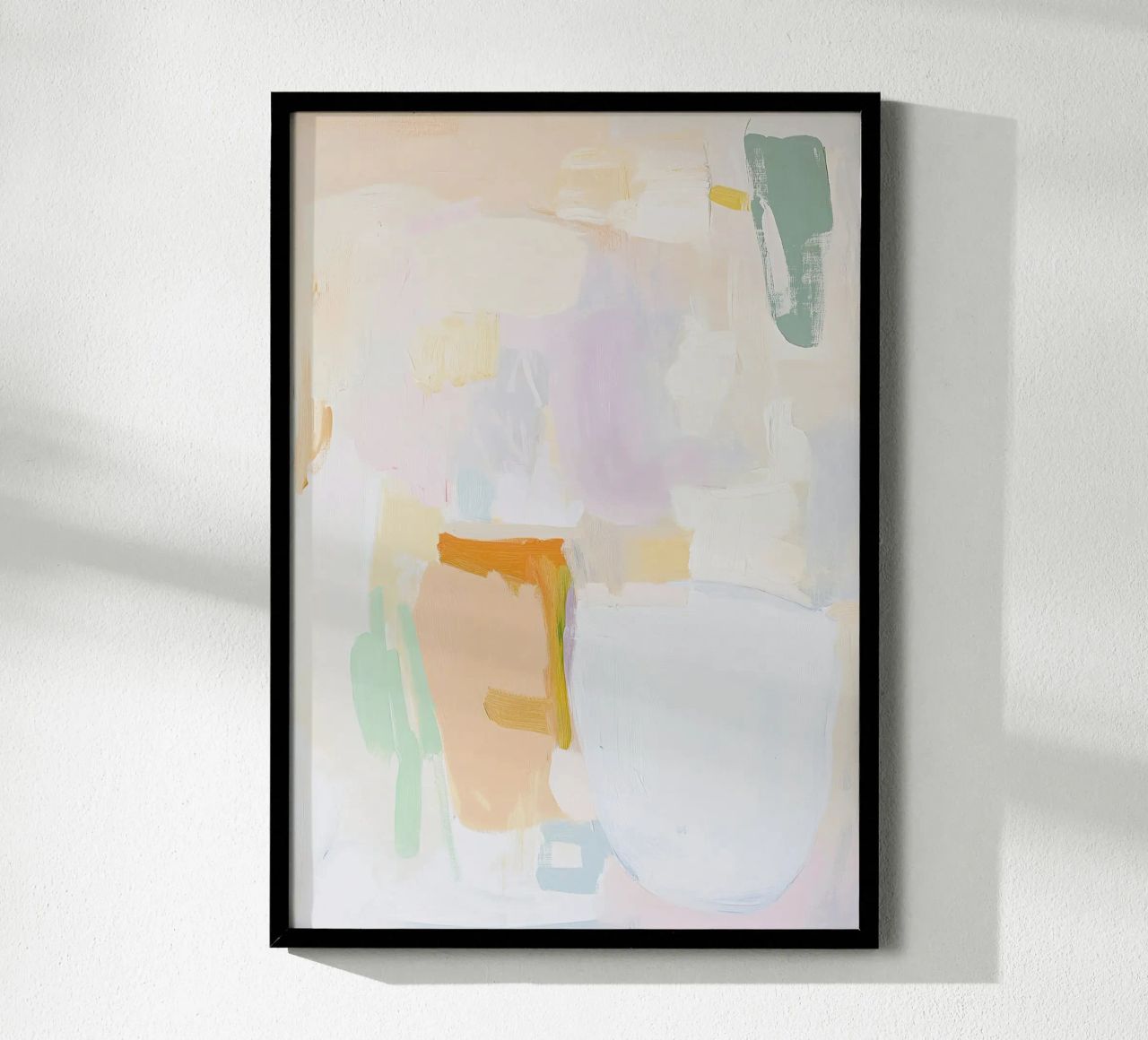 Abstrakt Beige Licht Dekor Beige Formen Poster von Euphoria Theresa