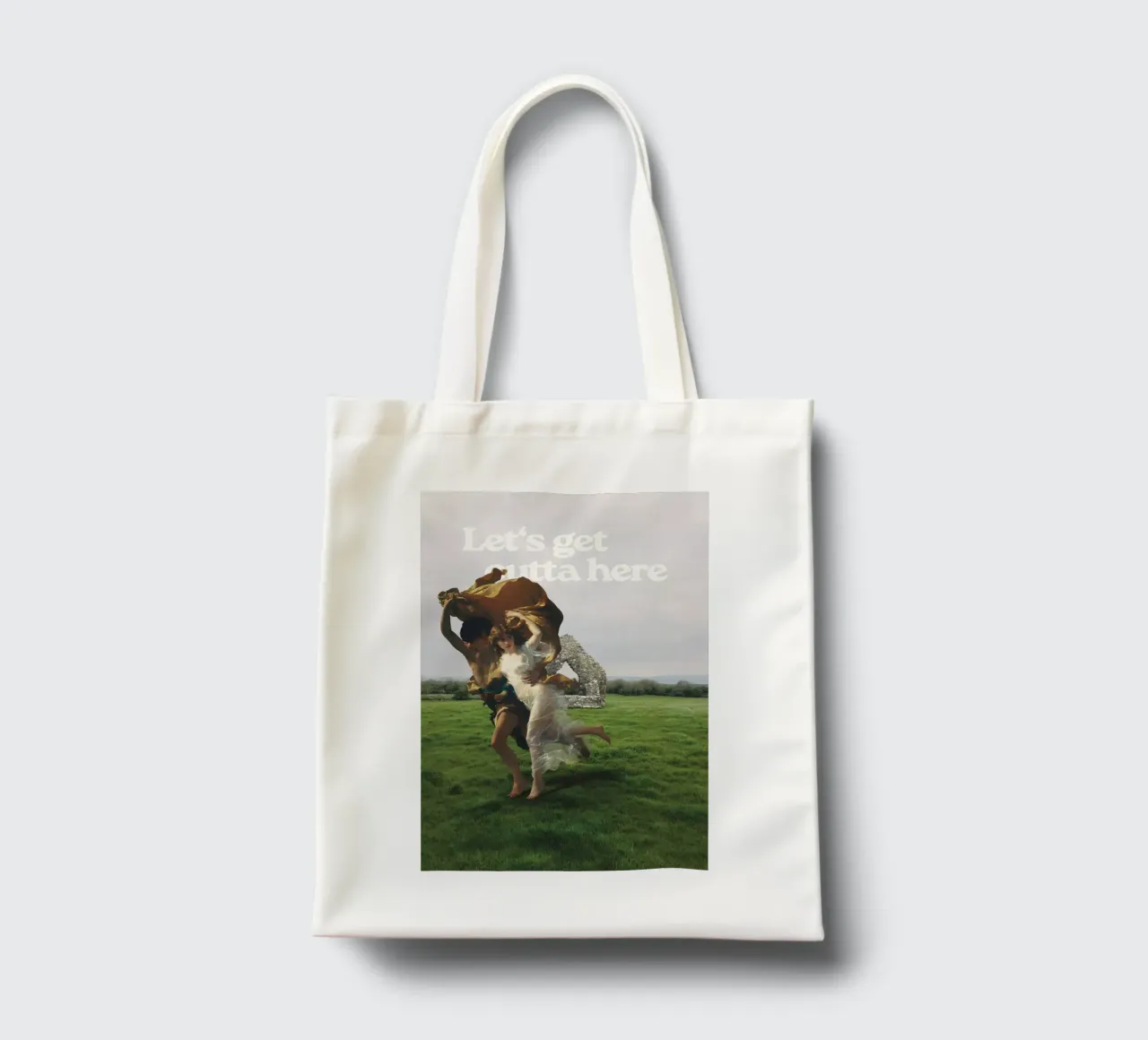 Let's get outta here borsa in juta da Laura Saggau