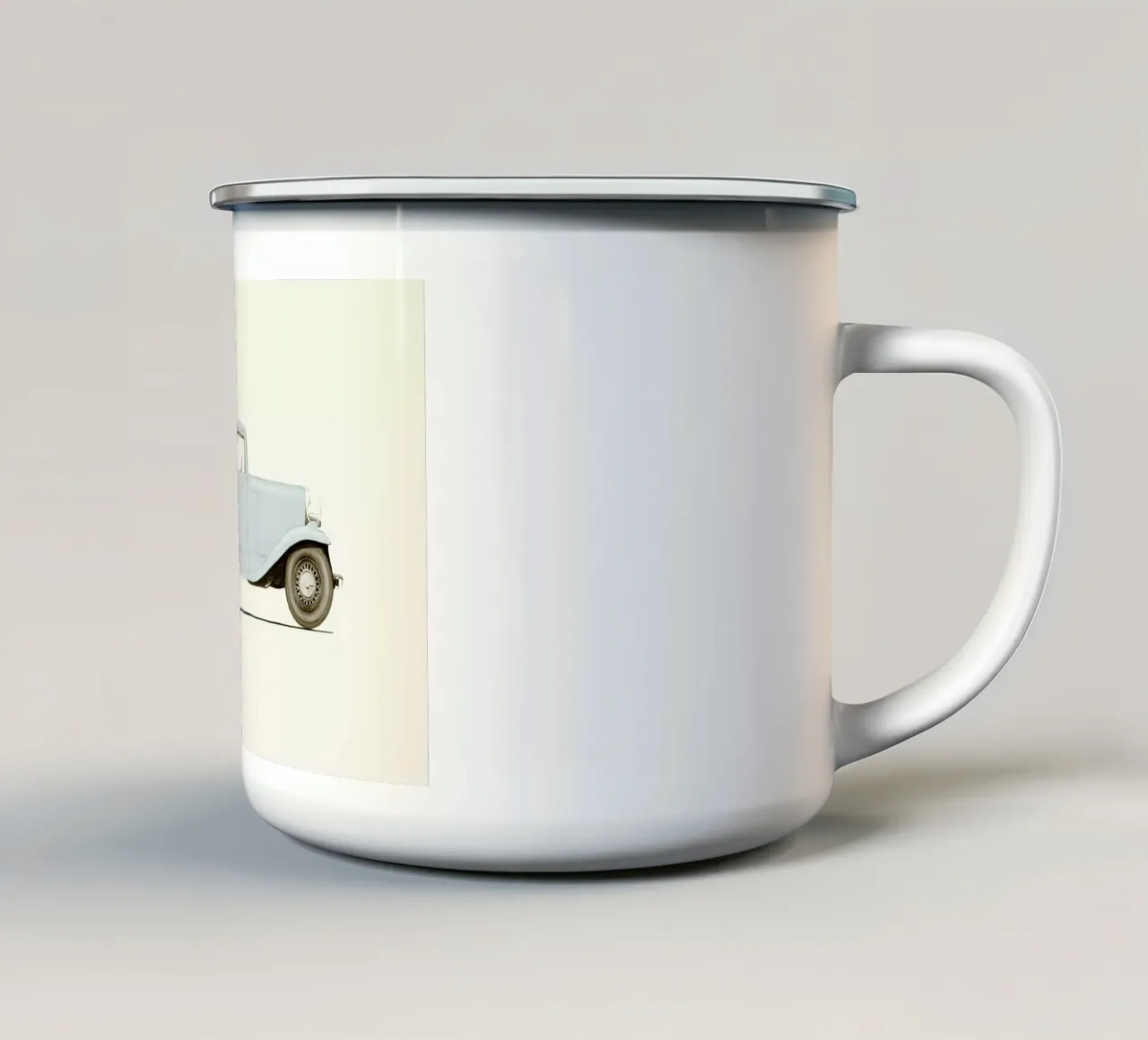 Car 30's tazza in smalto da Florent Bodart