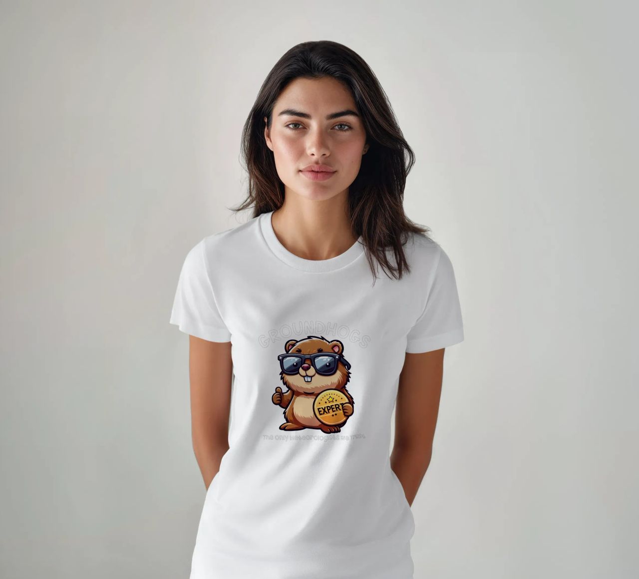 Expert GROUNDHOGS. The only meteorologists we trust. t-shirt da edsonramosart