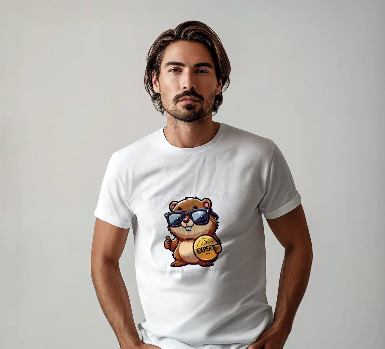 Expert GROUNDHOGS. The only meteorologists we trust. t-shirt da edsonramosart
