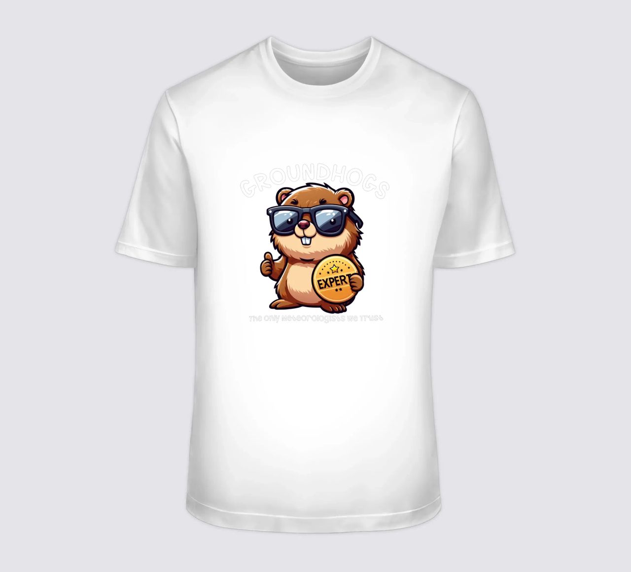 Expert GROUNDHOGS. The only meteorologists we trust. t-shirt da edsonramosart