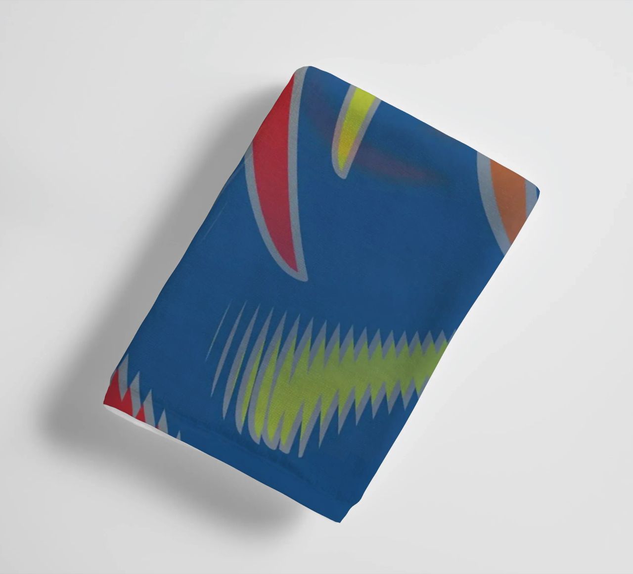 Abstract geometrisch golvend patroon badhanddoek van Something for you