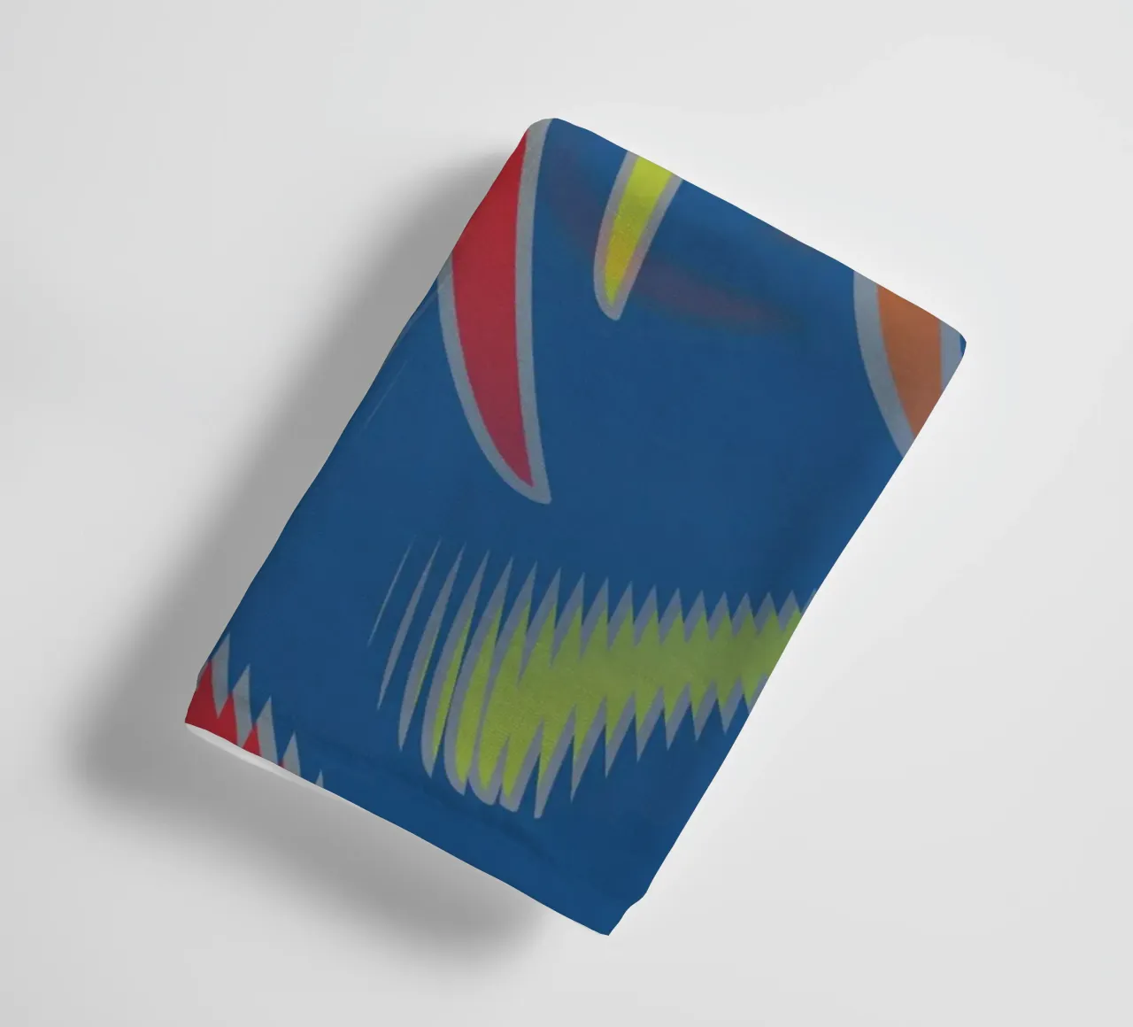 Abstract geometric wavy pattern towel by Something for you