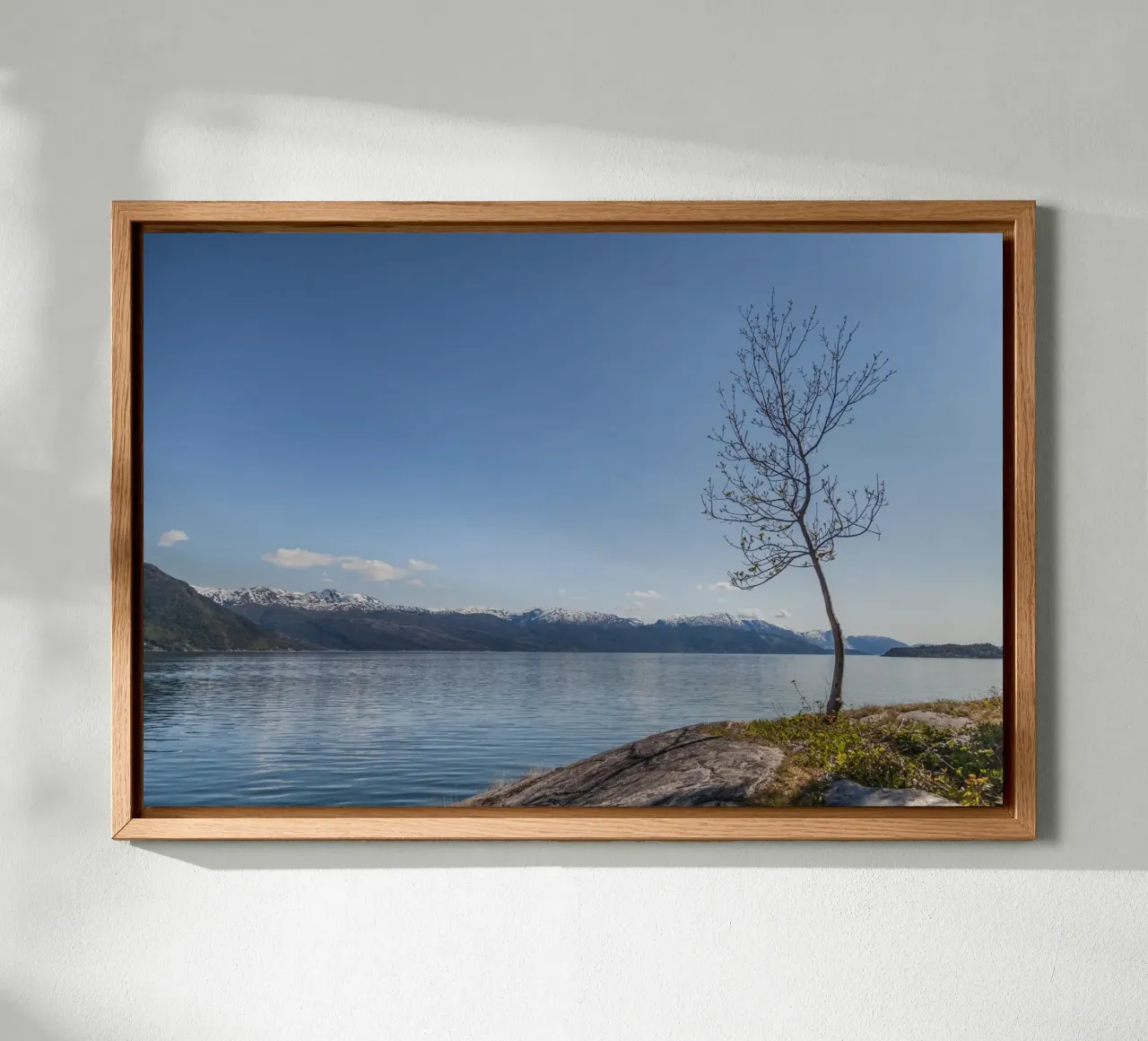 Somewhere in Norway 3 canvas with Floater frame by Mareike Böhmer Photography