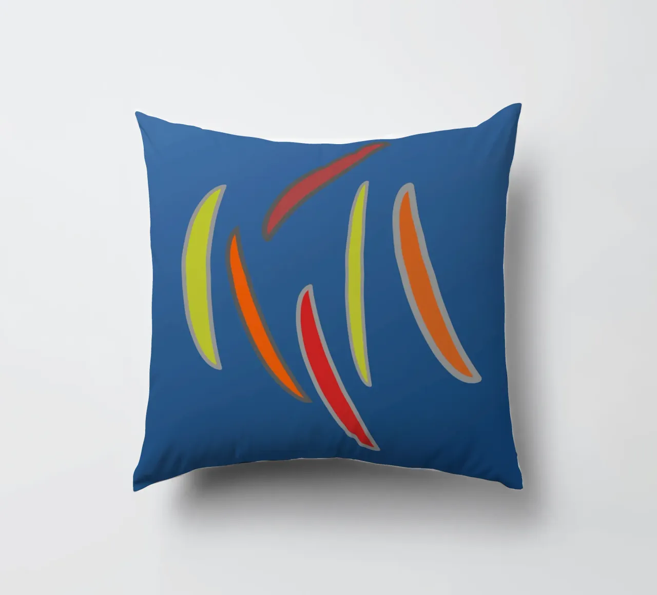 Abstract geometrisch golvend patroon kussen van Something for you