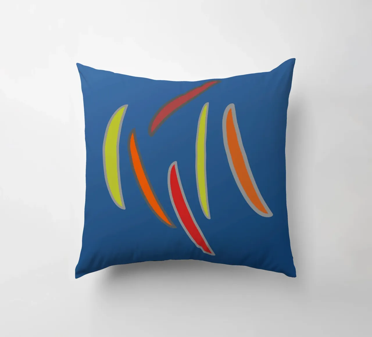 Abstract geometrisch golvend patroon kussen van Something for you
