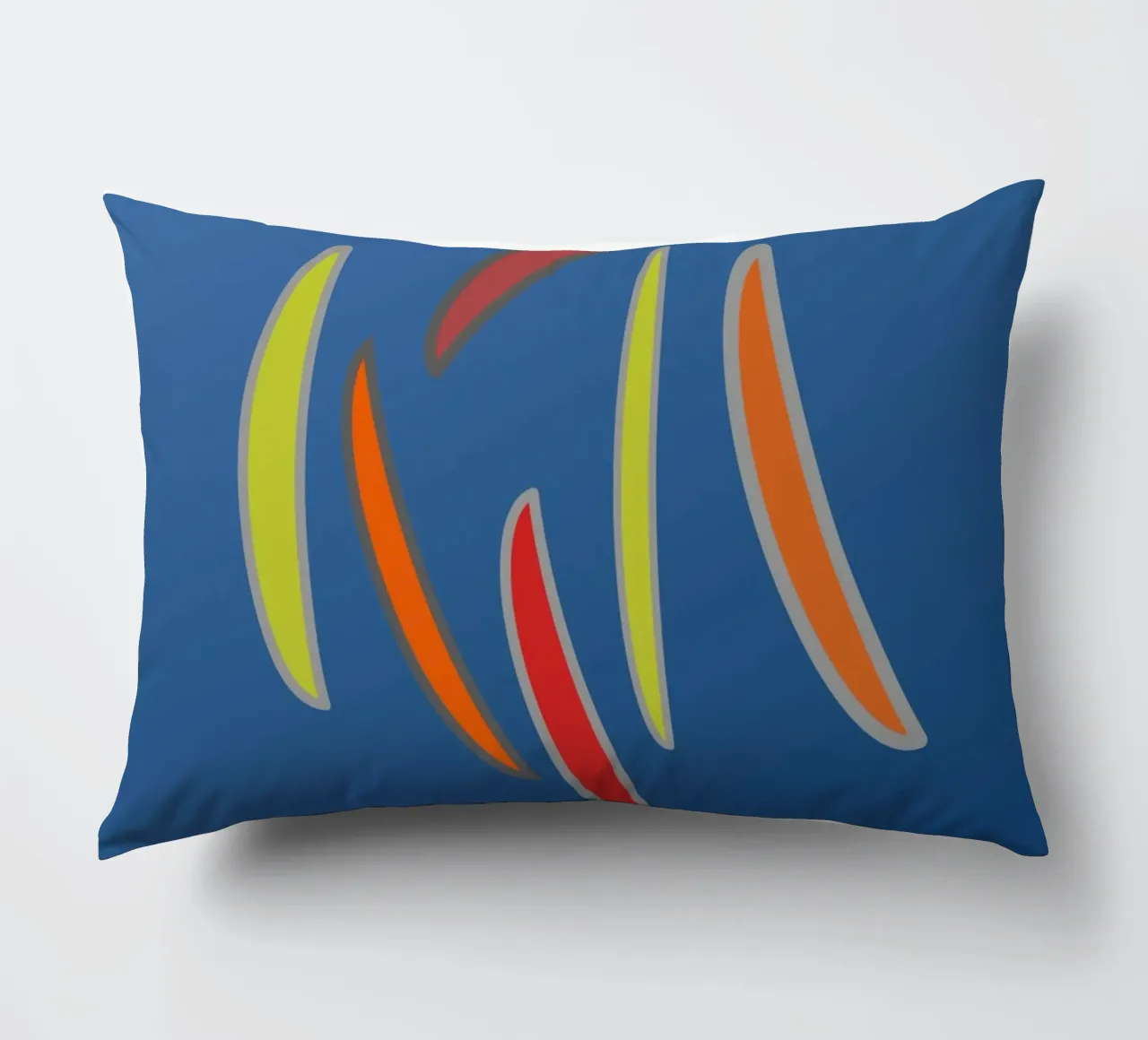 Abstract geometrisch golvend patroon kussen van Something for you