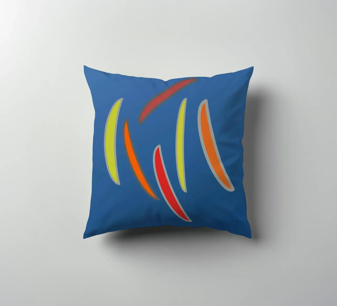 Abstract geometrisch golvend patroon kussen van Something for you